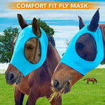 Load image into Gallery viewer, Anti-Fly Mesh Equine Mask
