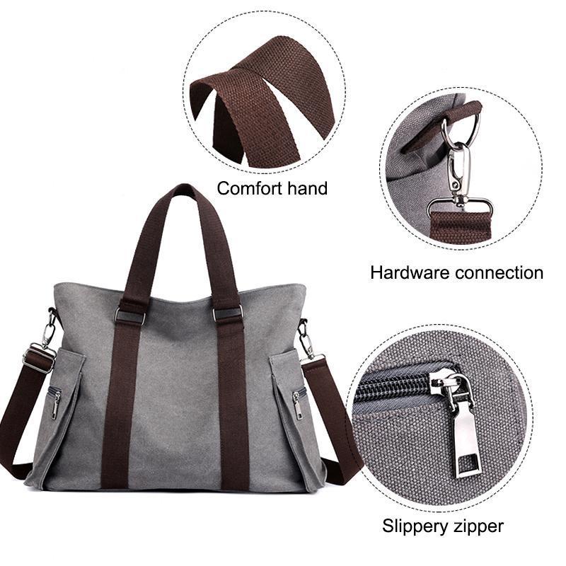 Large Capacity Canvas Handbag Shoulder Bag