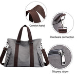 Load image into Gallery viewer, Large Capacity Canvas Handbag Shoulder Bag
