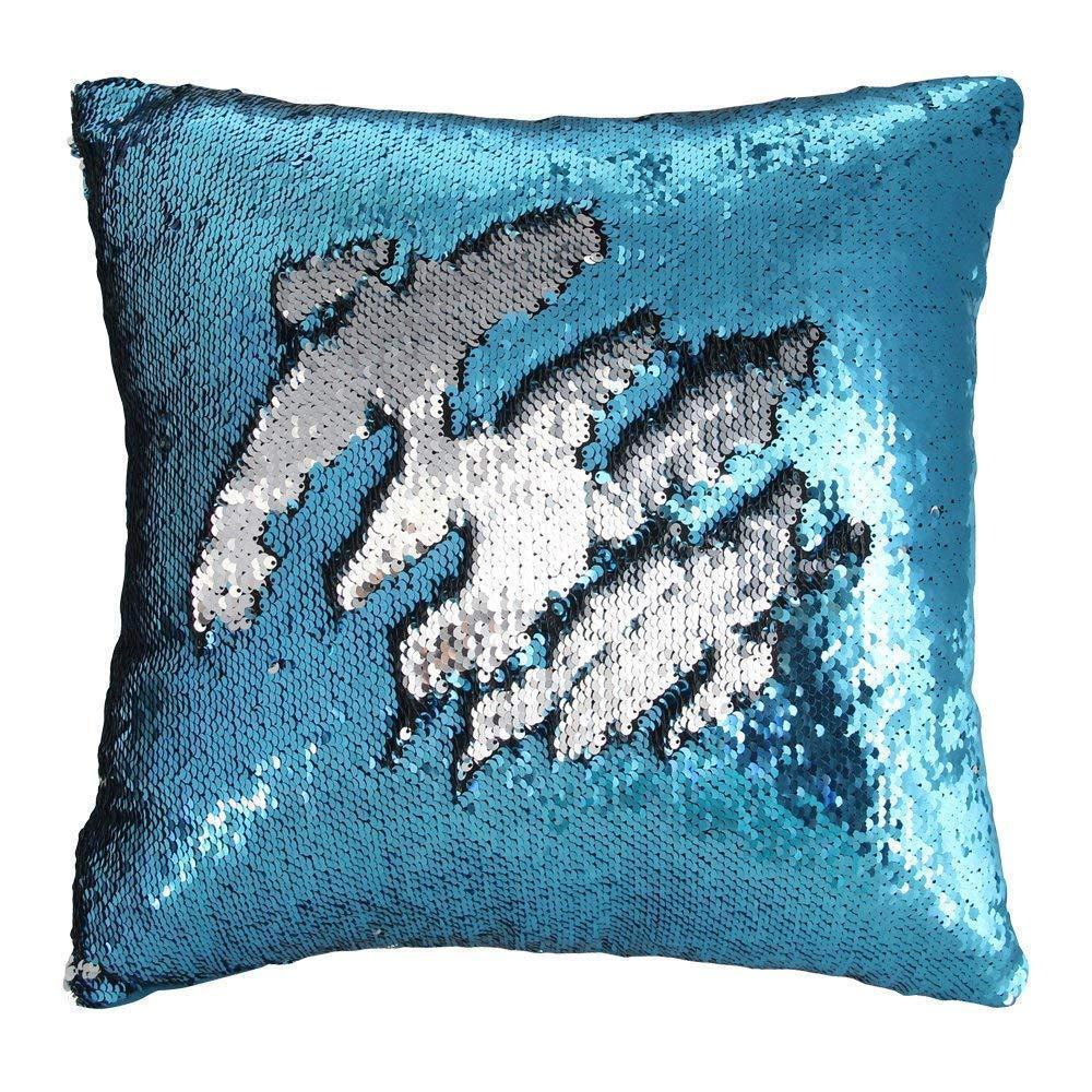 Hirundo Amazing Reversible Sequin Pillow, insert included