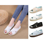 Load image into Gallery viewer, Women&#39;s soft bottom shoes in solid color
