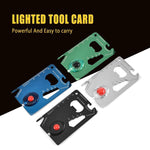 Load image into Gallery viewer, EDC Multifunctional Card with Led Light
