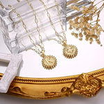 Load image into Gallery viewer, Gold Initial Necklaces for Women
