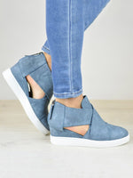 Load image into Gallery viewer, Women Spring Cut Out Ankle Boots Wedge Sneakers Plus Size Shoes
