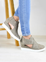 Load image into Gallery viewer, Women Spring Cut Out Ankle Boots Wedge Sneakers Plus Size Shoes
