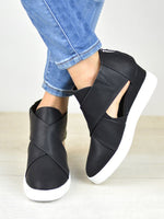 Load image into Gallery viewer, Women Spring Cut Out Ankle Boots Wedge Sneakers Plus Size Shoes
