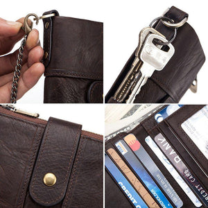 Anti-magnetic Tassel Leather Card Case Coin Purse