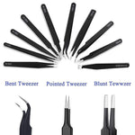 Load image into Gallery viewer, Precision Stainless Steel Tweezers (10 PCs)
