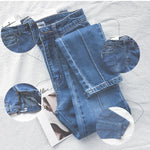 Load image into Gallery viewer, 70s Star Stitching Denim Flared Pants
