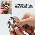 Load image into Gallery viewer, Stainless Steel Mini Round Lock
