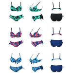 Load image into Gallery viewer, High Waist Printed Bikini Set (Large Size)
