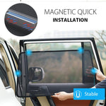 Load image into Gallery viewer, Car Side Window Magnetic Sunshade Curtains
