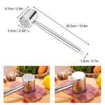 Load image into Gallery viewer, Stainless Steel Tenderizer Meat Hammer
