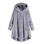 Load image into Gallery viewer, Plus Size Women Loose Warm Outwear Coat
