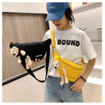 Load image into Gallery viewer, Cartoon Bear Shoulder Bag
