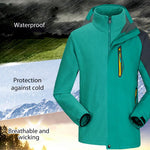 Load image into Gallery viewer, Two-piece Windproof Mountaineering Jacket
