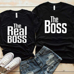 Load image into Gallery viewer, Matching Couple Shirts-The BOSS&amp;The Real BOSS Shirts
