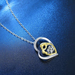 Load image into Gallery viewer, Zircon Heart Necklace
