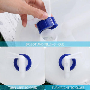 Collapsible Water Container with Spigot