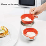 Load image into Gallery viewer, Double Layer Microwave Egg Cooker
