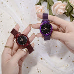 Load image into Gallery viewer, Waterproof Starry Sky Girl Wristwatch
