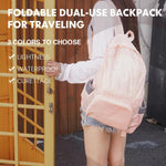 Load image into Gallery viewer, Foldable dual-use backpack for traveling
