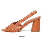 Load image into Gallery viewer, Women Elegant Chunky Heel Sandals
