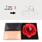 Load image into Gallery viewer, 3D Rose Ring Box
