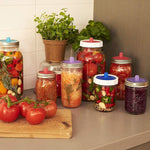 Load image into Gallery viewer, Silicone Sealing Covers for Mason Jar (6 PCs)
