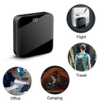 Load image into Gallery viewer, Mini Power Bank Portable Charger 10000mAh High Capacity with LCD mirror Display 
