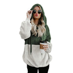 Load image into Gallery viewer, Fluffy hoodie with zipper
