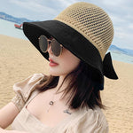 Load image into Gallery viewer, Women Summer Beach Sun Hat
