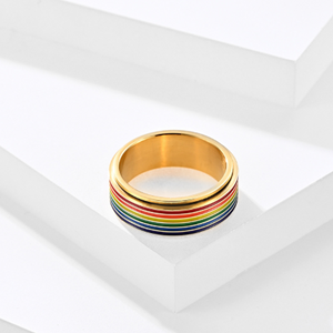 Titanium Rainbow Ring