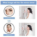 Load image into Gallery viewer, Hirundo Magnifying Makeup Mirror with LED Light
