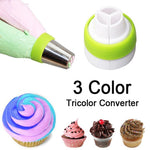 Load image into Gallery viewer, Tri-Color Icing Coupler (9 PCs)
