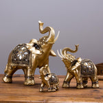 Load image into Gallery viewer, Golden Elephant Statue
