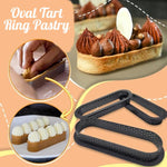 Load image into Gallery viewer, Oval Tart Ring Pastry Mold
