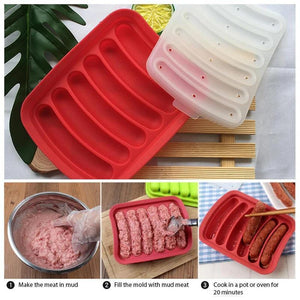 Homemade Manual Sausage Mold for Barbecue and Breakfast