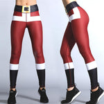 Load image into Gallery viewer, Christmas striped print pants
