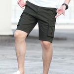 Load image into Gallery viewer, Men multi-pocket overalls shorts
