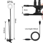 Load image into Gallery viewer, Professional Portable LED Light with Cell Phone Holder
