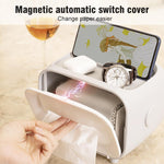 Load image into Gallery viewer, New multifunctional creative cute magnetic plastic tissue box
