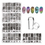 Load image into Gallery viewer, Nails Art Decals Stamping Kit
