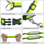 Load image into Gallery viewer, Handsfree Elastic Bungee Dog Leash
