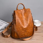 Load image into Gallery viewer, Women Fashion Soft Leather Backpack
