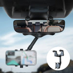 Load image into Gallery viewer, 🤳🏽Multifunctional 360 Rotatable Car Rearview Mirror Phone Holder
