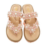 Load image into Gallery viewer, Women&#39;s Bohemian Sparkle Bling Flip Flops
