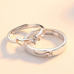 Load image into Gallery viewer, Simple Couple Silver Ring
