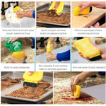 Load image into Gallery viewer, 3-in-1 Silicone Cleaning Brush Scrub，Scrape &amp; Squeegee
