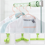 Load image into Gallery viewer, Folding Wall Mount Clothes Hanger
